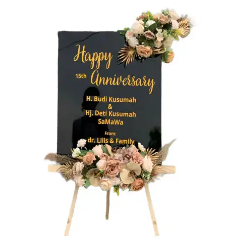 Papan Bunga Akrilik Garojou