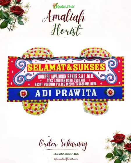 Papan Bunga Ucapan Selamat Garojou